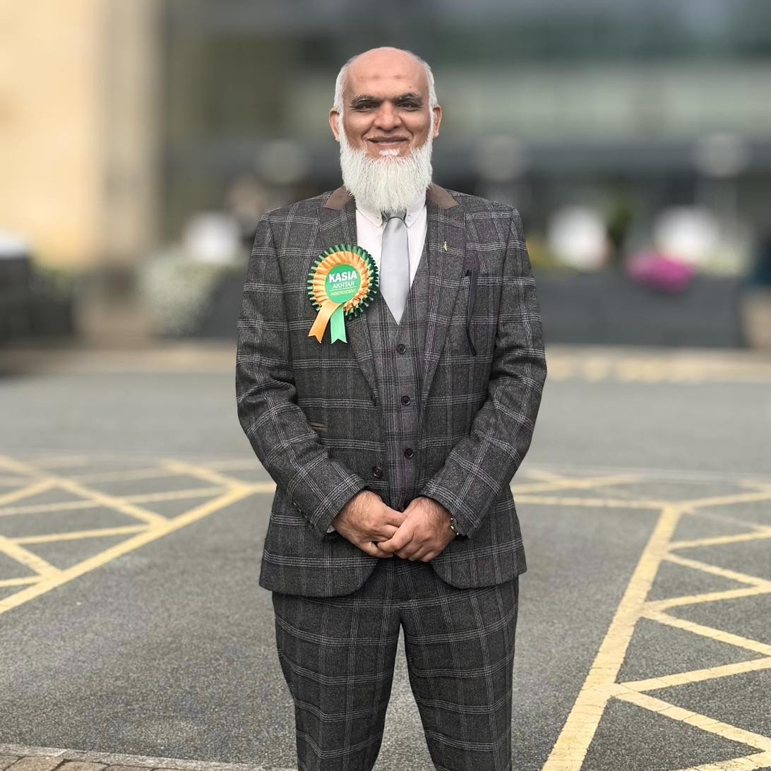 Councillor Akhtar Kasia on Election Day